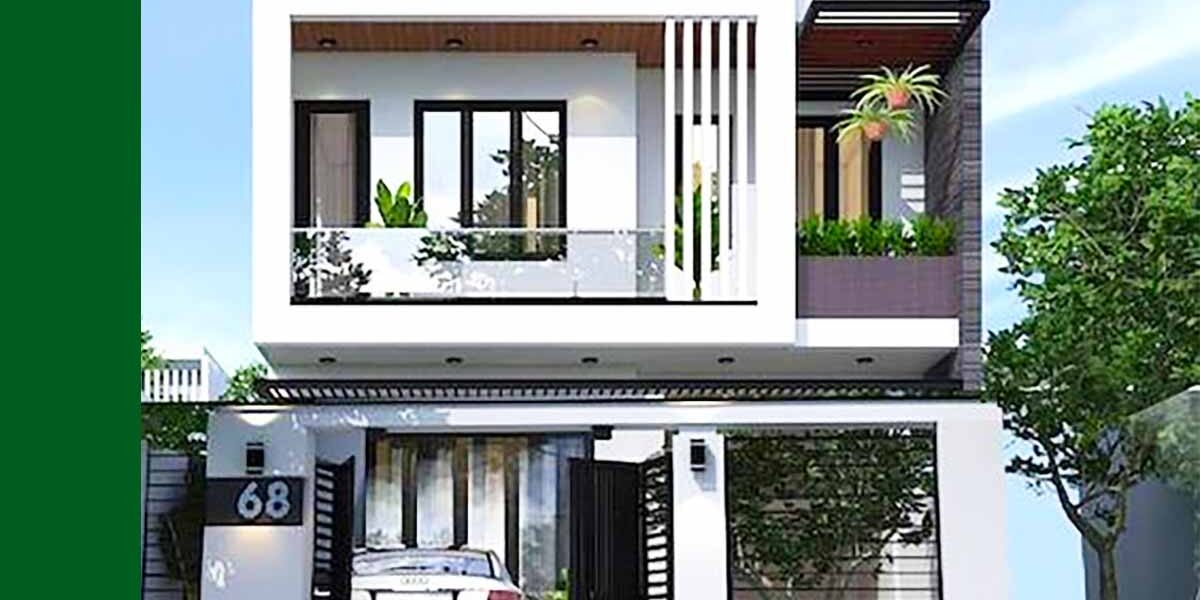 xây nhà 2 tầng 110m2