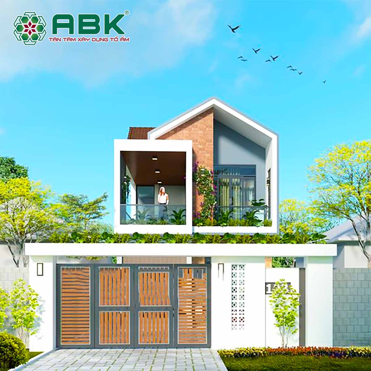 Mẫu thiết kế nhà 2 tầng được nhiều người lựa chọn