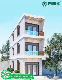 Mẫu thiết kế nhà phố 3 tầng MS02
