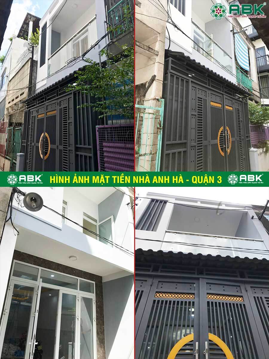 Thi công sửa nhà anh Hà quận 3
