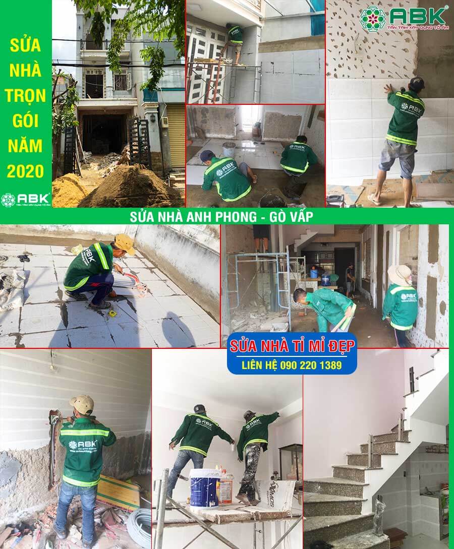 Sửa nhà trọn gói Anh Phong quận Gò Vấp