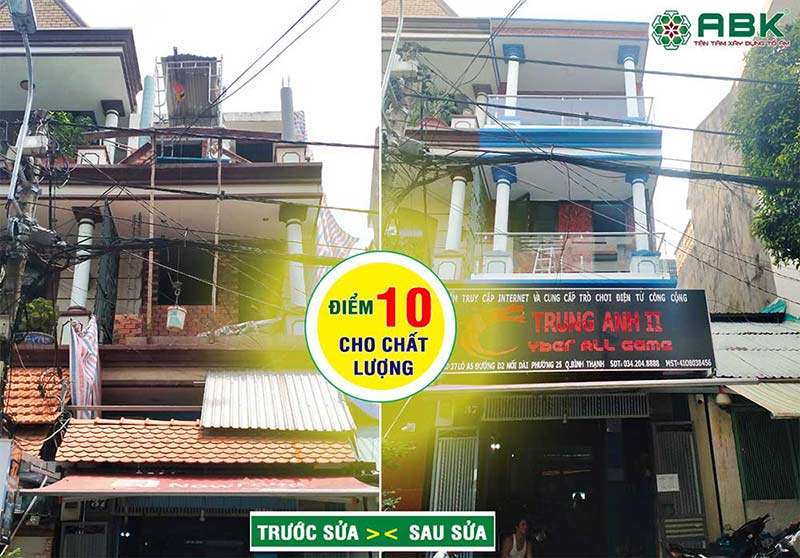 Sửa chữa nhà anh Trung quận Bình Thạnh