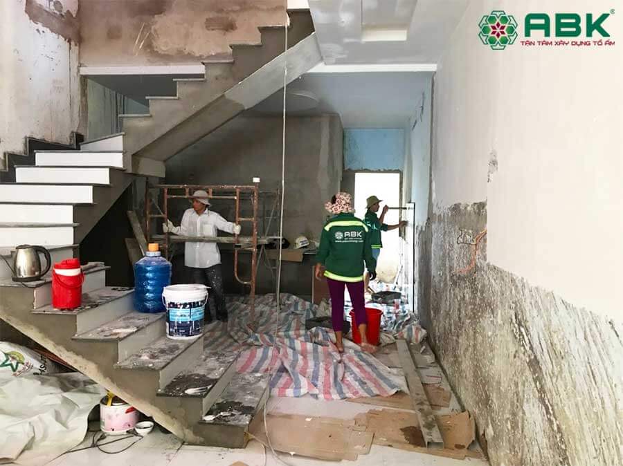 Thi công sửa nhà anh Hà quận 3