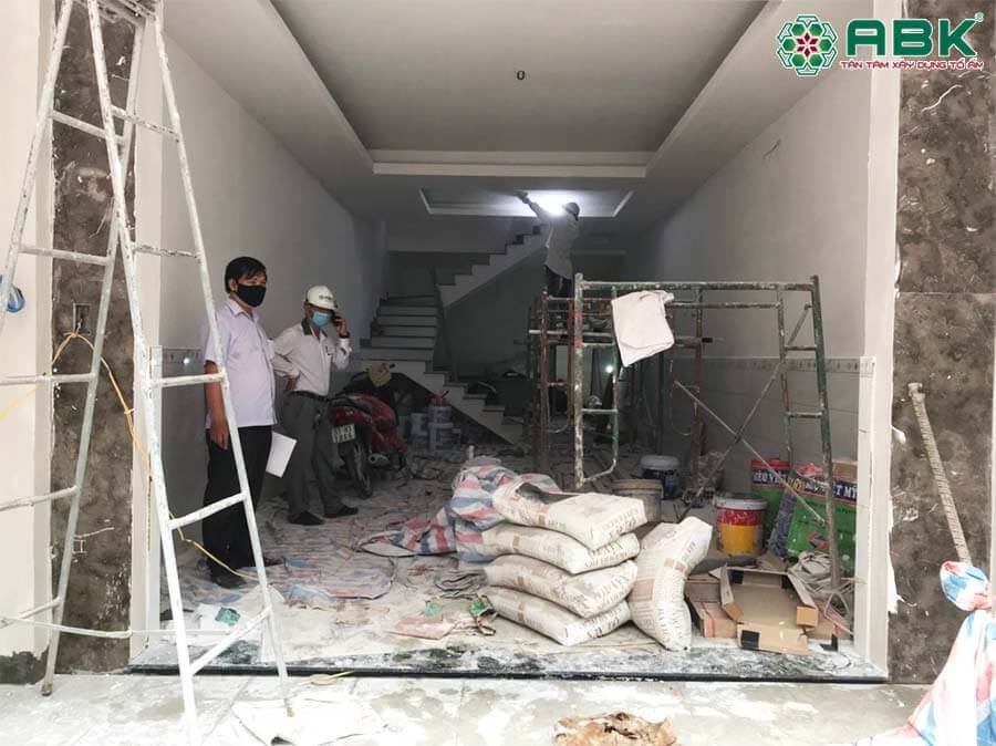 Thi công sửa nhà anh Hà quận 3