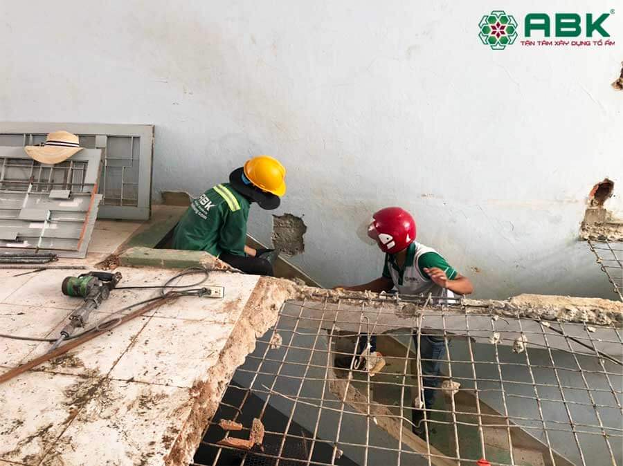 Thi công sửa nhà anh Hà quận 3