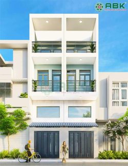 Mẫu thiết kế nhà phố 4 tầng MS2
