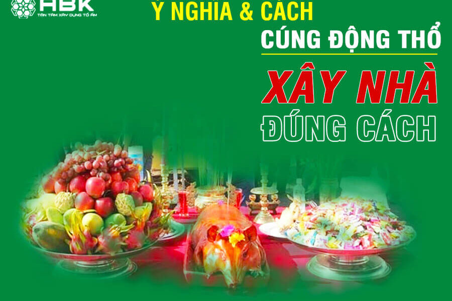 cúng động thổ xây nhà