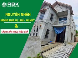 Nguyên nhân móng nhà bị nứt và cách khắc phục hiệu quả