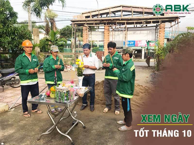 Ngày tốt xây nhà sửa nhà tháng 10