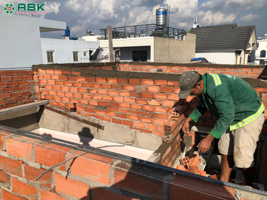 Thi công xây tô nâng tầng nhà anh Hiền Quận Thủ Đức