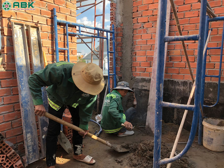 Thi công xây tô phòng tầng 2 nhà anh Hiền Quận Thủ Đức