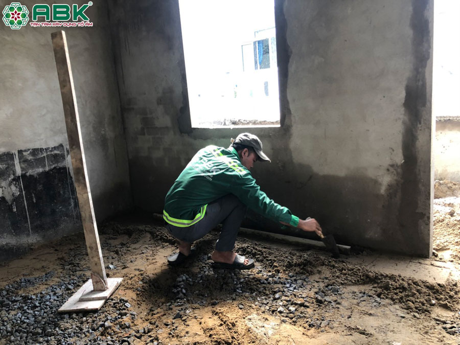 Thi công xây tô phòng tầng 2 nhà anh Hiền Quận Thủ Đức