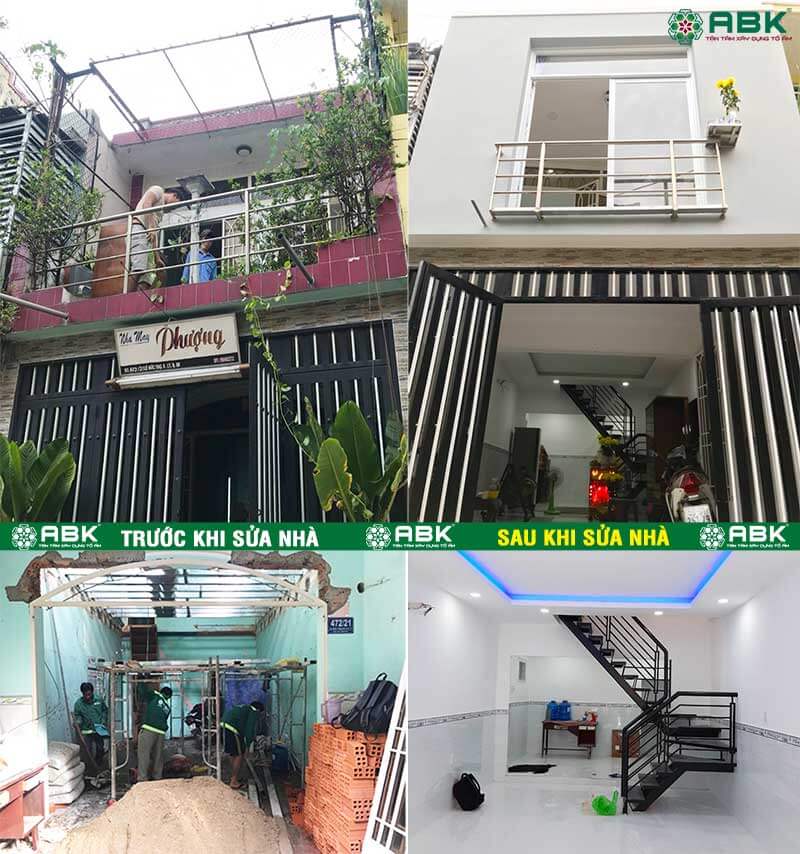 sửa nhà chị Phượng quận Gò Vấp