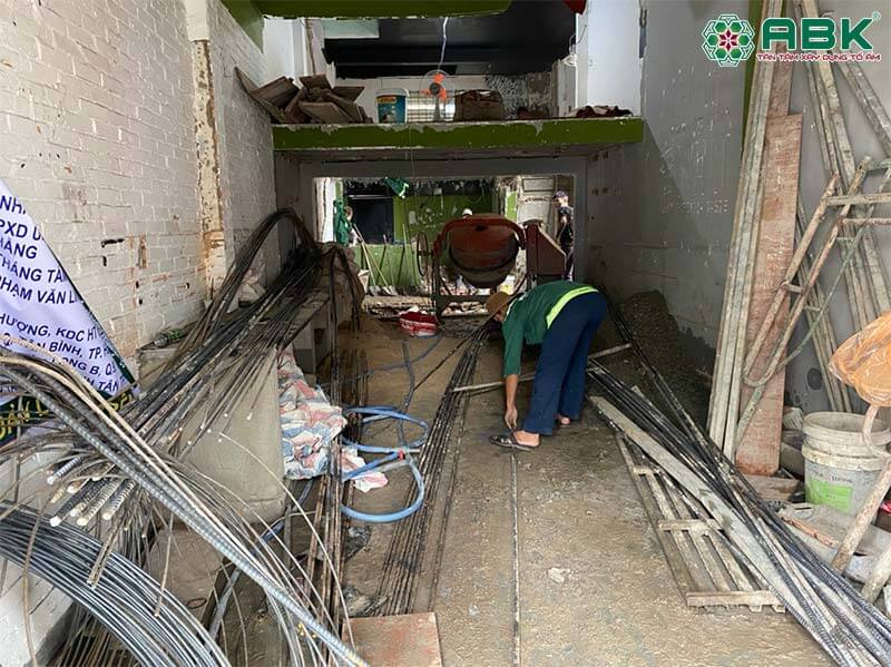 Khởi công sửa chữa nhà chị Hằng quận Tân Bình