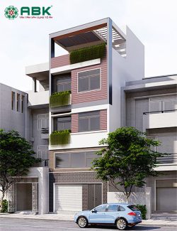 Mẫu thiết kế nhà phố 5 tầng MS28