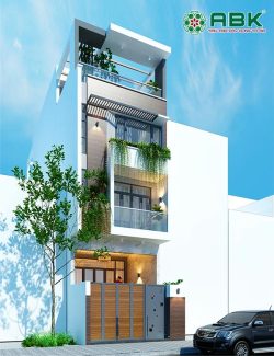 Mẫu thiết kế nhà phố 4 tầng 4x12m