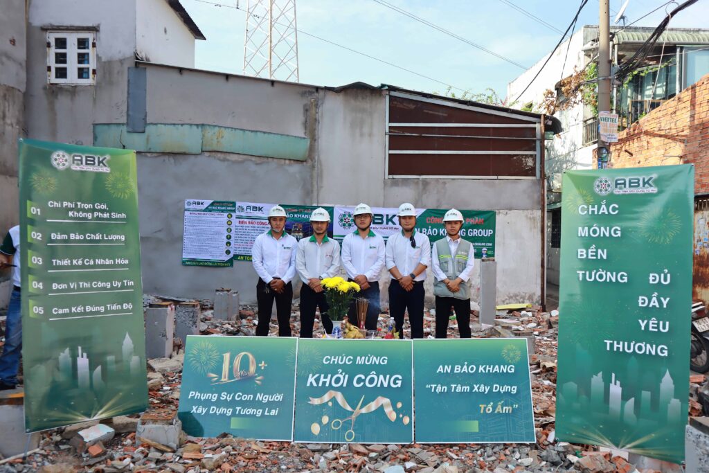 Dự toán chi phí xây dựng nhà 5 tầng 90m2 - Công ty An Bảo Khang