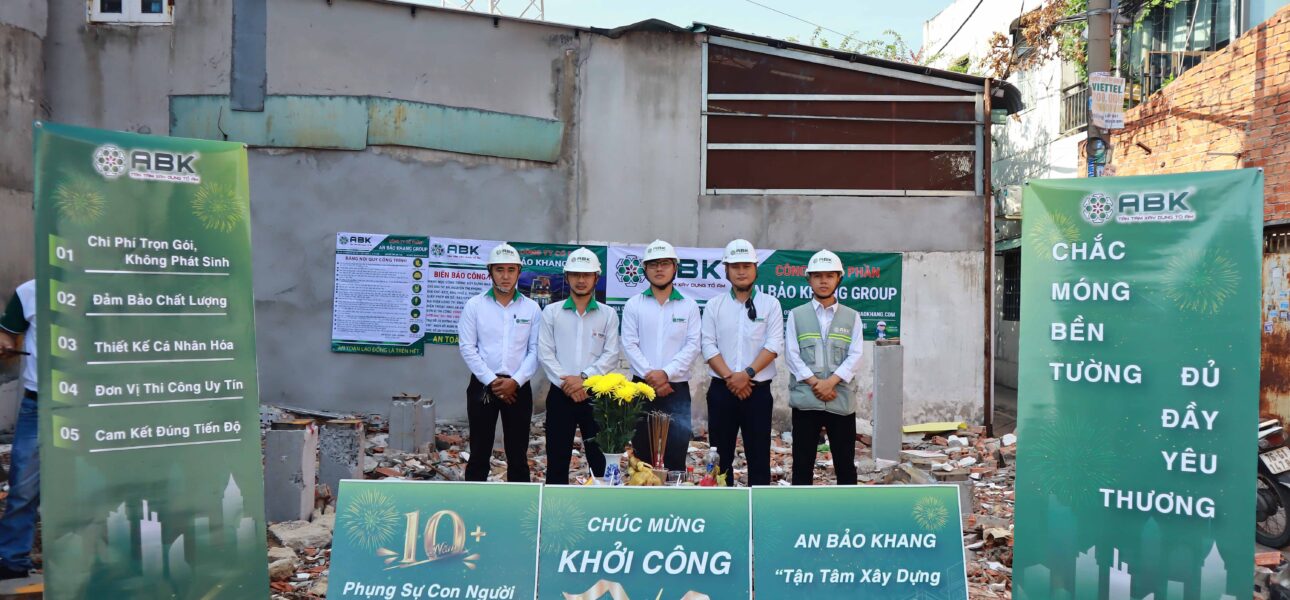 Dự toán chi phí xây dựng nhà 5 tầng 90m2 - Công ty An Bảo Khang