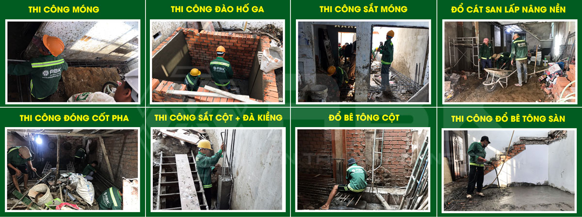 Đơn giá sửa chữa cải tạo tại phần móng nhà