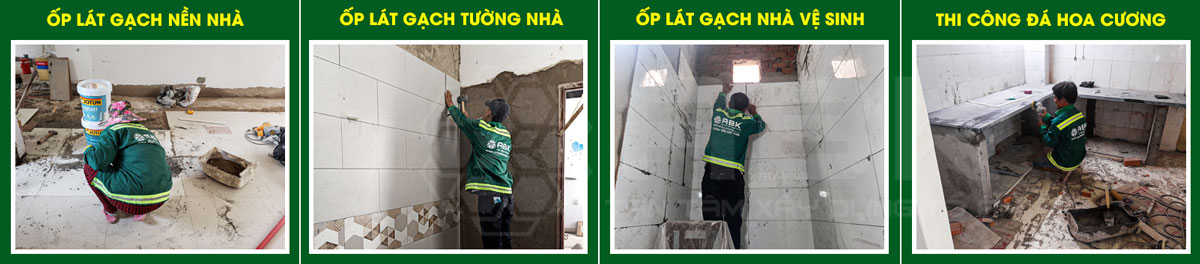 Đơn giá thi công ốp lát gạch men và đá hoa cương
