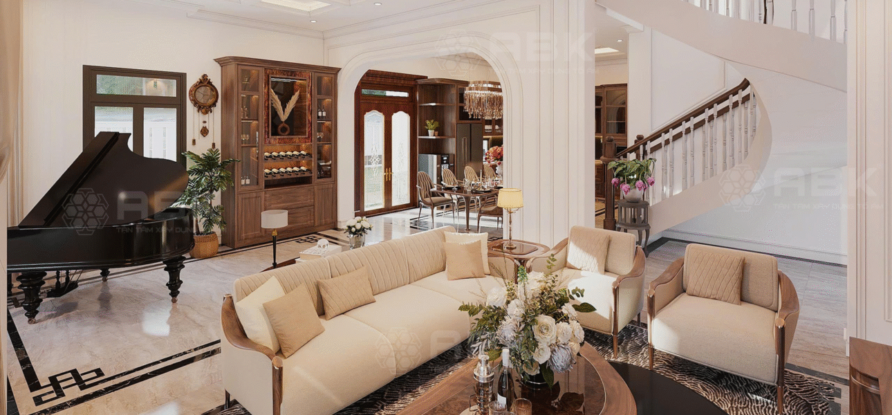 Đơn giá thiết kế xây nhà 5 tầng 80m2 - An Bảo Khang