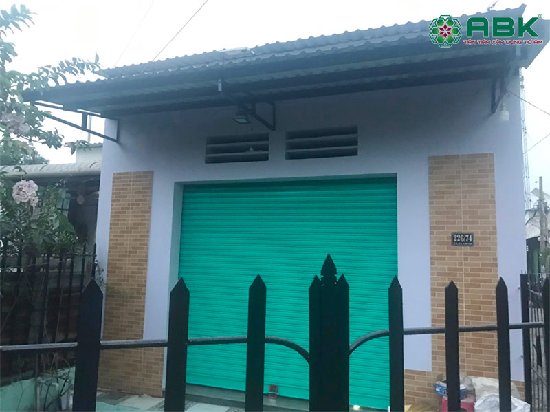 Mặt tiền sau khi sửa nhà chị Uyên Thủ Đức