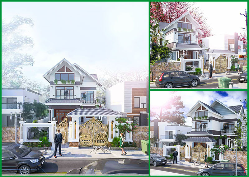 Mẫu thiết kế nhà biệt thự đẹp và sang trọng