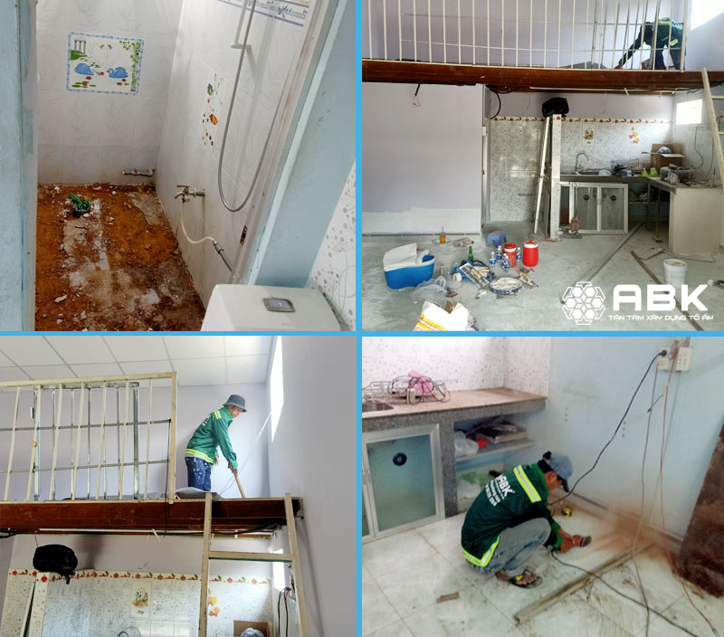 Thi công sửa nhà trọn gói Chị Uyên