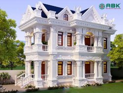 Mẫu biệt thự 2 tầng cổ điển - MS02