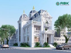 Mẫu biệt thự 3 tầng cổ điển - MS03
