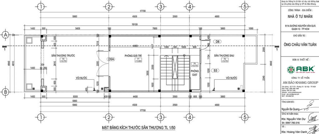 Đơn giá thiết kế nhà phố