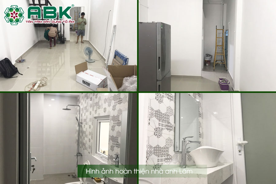 Hình ảnh hoàn thiện nhà anh Lâm Quận Bình Tân