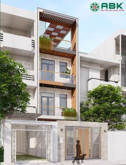 Mẫu thiết kế nhà phố 4 tầng MS39