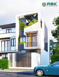 Mẫu thiết kế nhà phố 3 tầng MS12