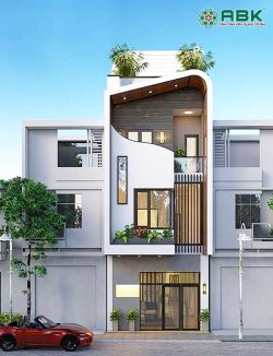 Mẫu thiết kế nhà phố 3 tầng MS13