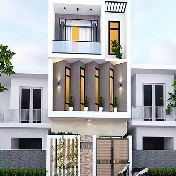 Mẫu thiết kế nhà phố 3 tầng MS15