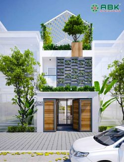 Mẫu thiết kế nhà phố 3 tầng MS23