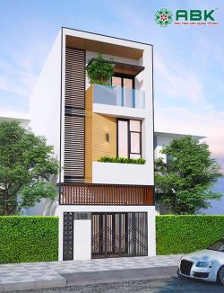 Mẫu thiết kế nhà phố 3 tầng MS24