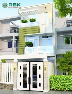 Mẫu thiết kế nhà phố 3 tầng MS25