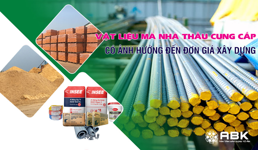 Những yếu tố ảnh hưởng đến đơn giá xây dựng