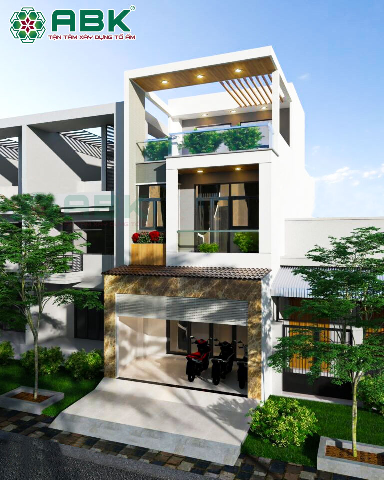 Hình ảnh thiết kế của ngôi nhà chị Linh tại Quận 7