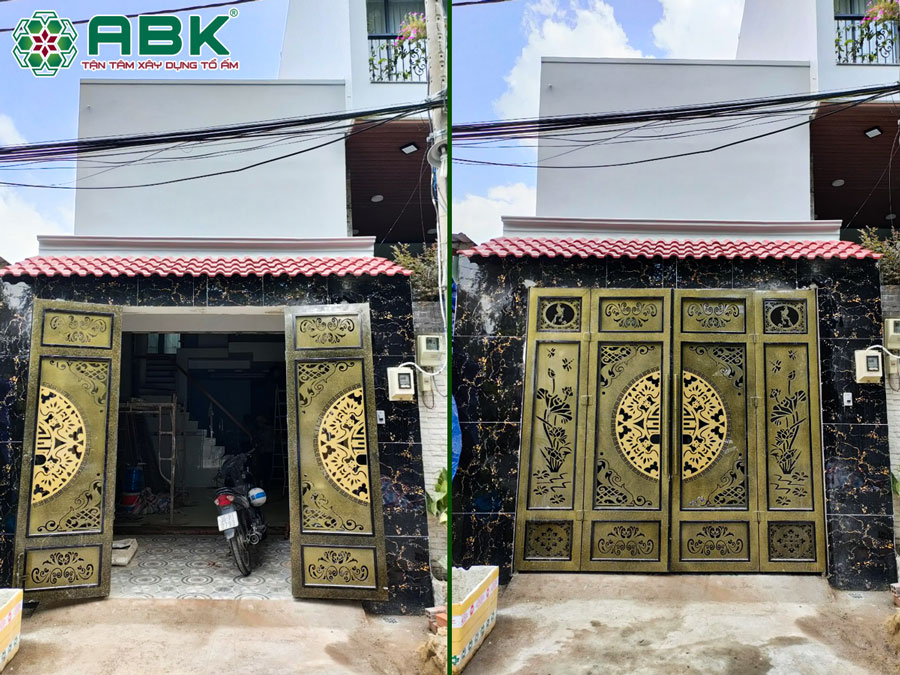 Hình ảnh hoàn thiện nhà anh Tuấn Quận 12