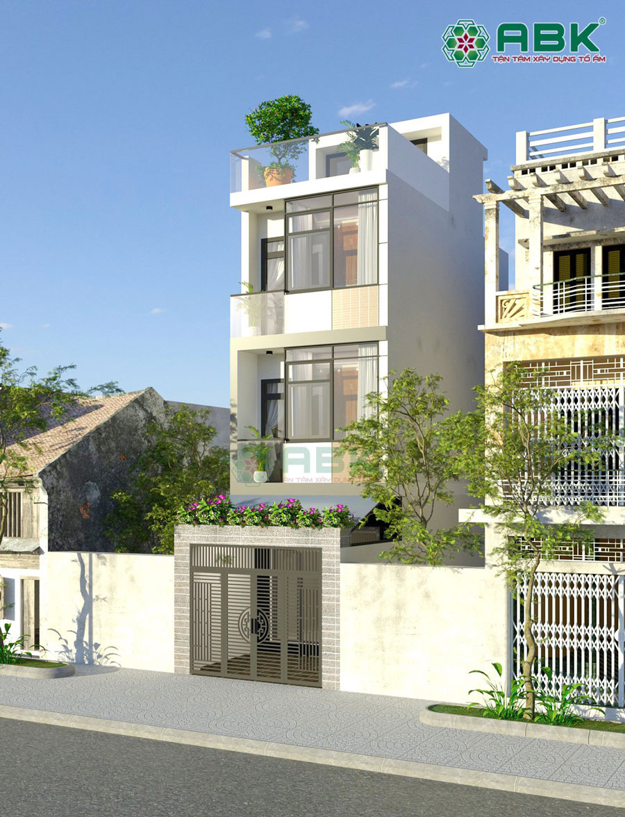 Mẫu nhà phố 3 tầng sân thượng ở Quận Gò Vấp