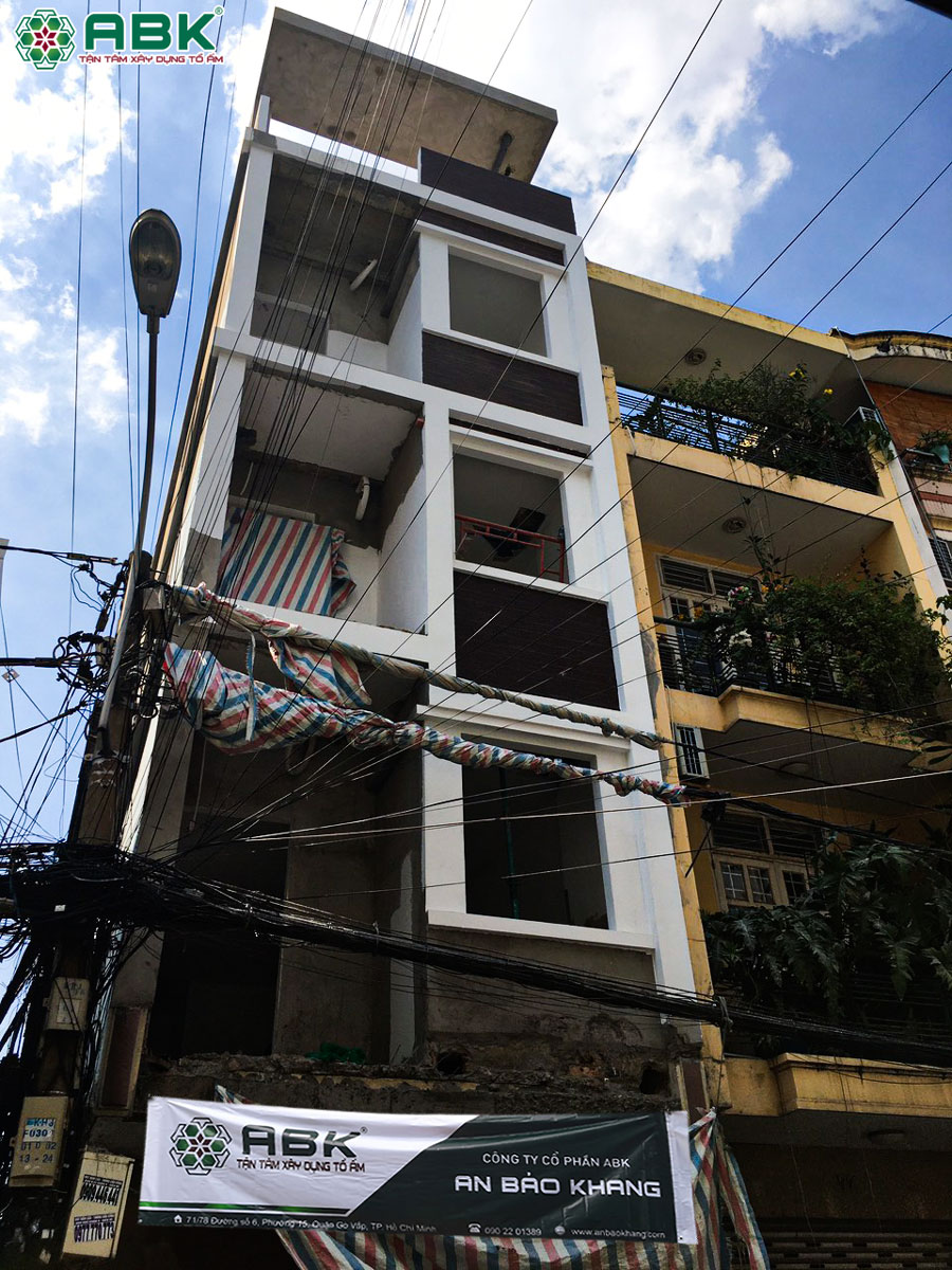 Hình ảnh hoàn thiện nhà anh Lộc ở Quận 4