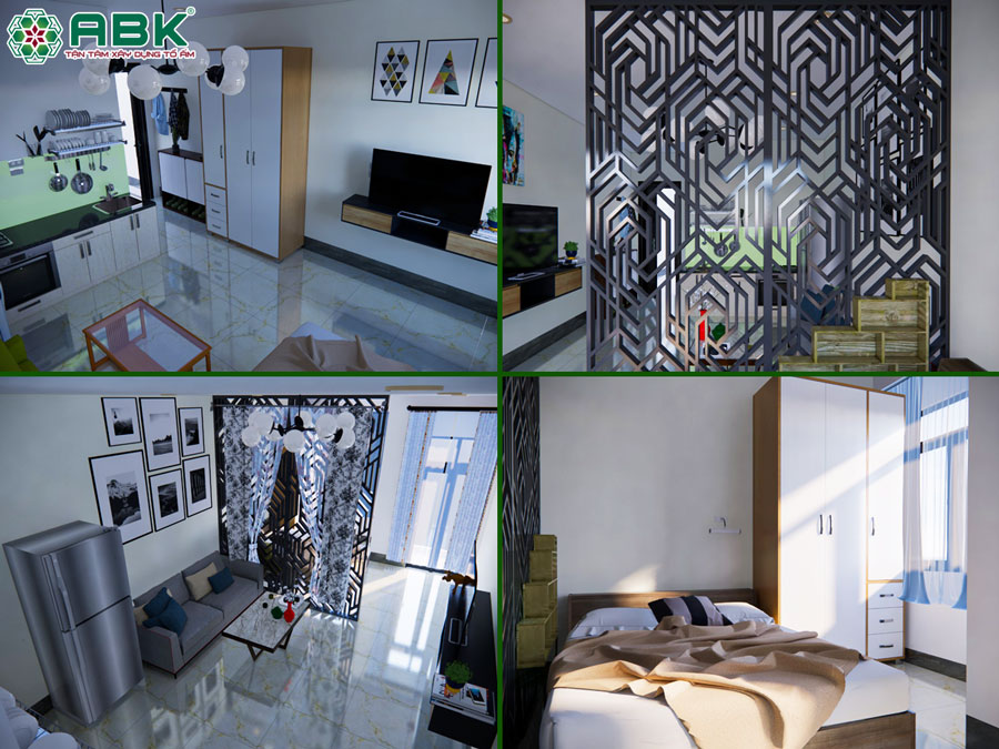 Hình ảnh hoàn thiện nhà anh Lộc ở Quận 4