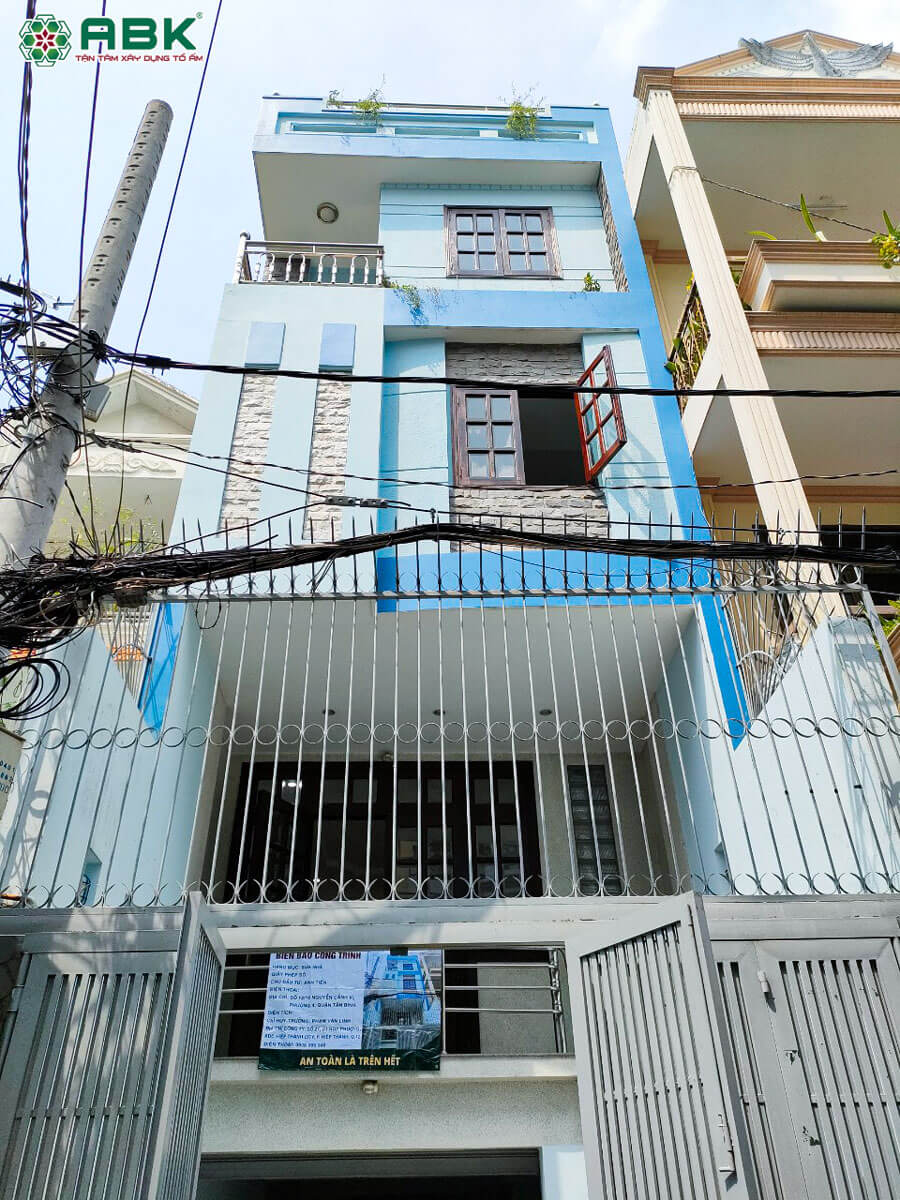 Hình ảnh ngôi nhà anh Tiến ở Quận Tân Bình trước khi sửa chữa