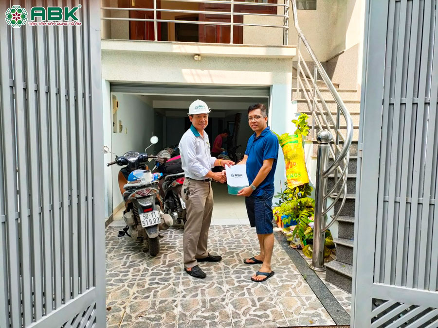 Thi công sửa nhà 4 tầng anh Tiến ở Quận Tân Bình