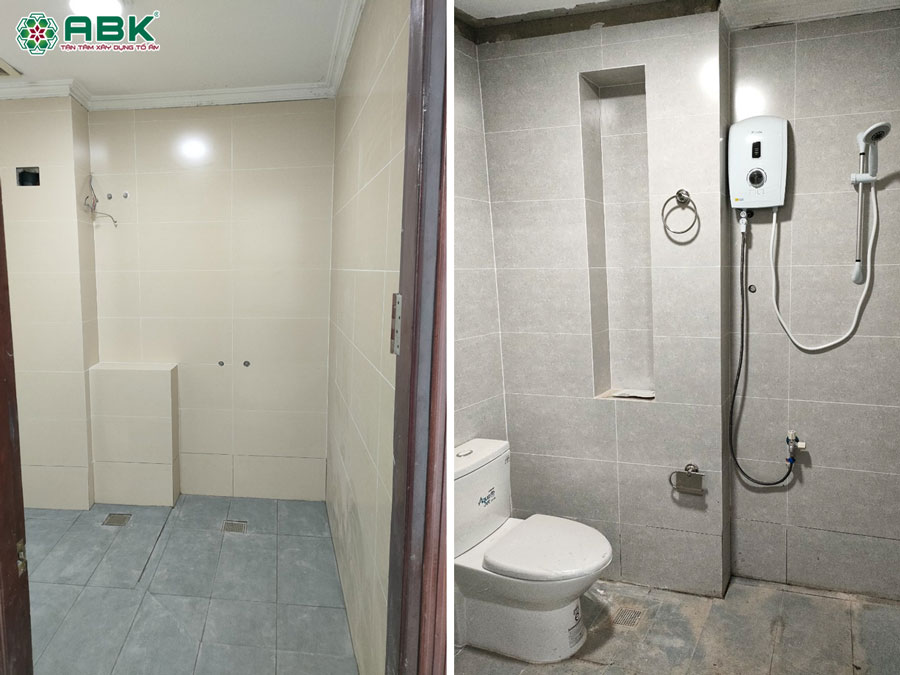 Hình ảnh hoàn thiện ngôi nhà anh Tiến