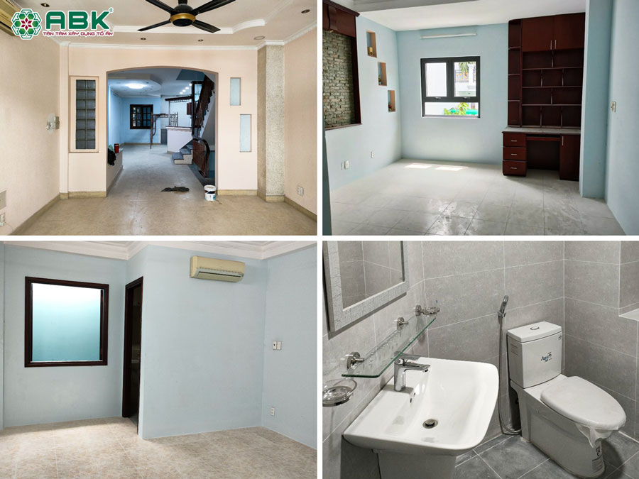 Hình ảnh hoàn thiện ngôi nhà anh Tiến