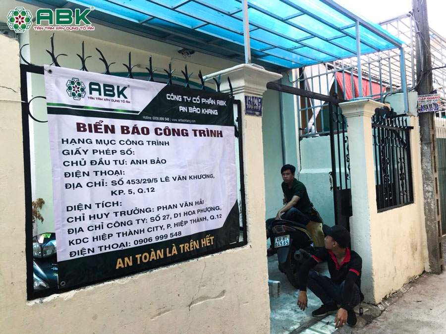 Sửa chữa lắp đặt cửa khung vách panel nhà anh Bảo ở Quận 12